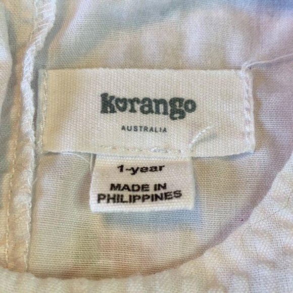 KORANGO Australia Girls Ice-Cream Dress 12-18 Mos Gingham Toddler Girl Summer - Picture 8 of 9